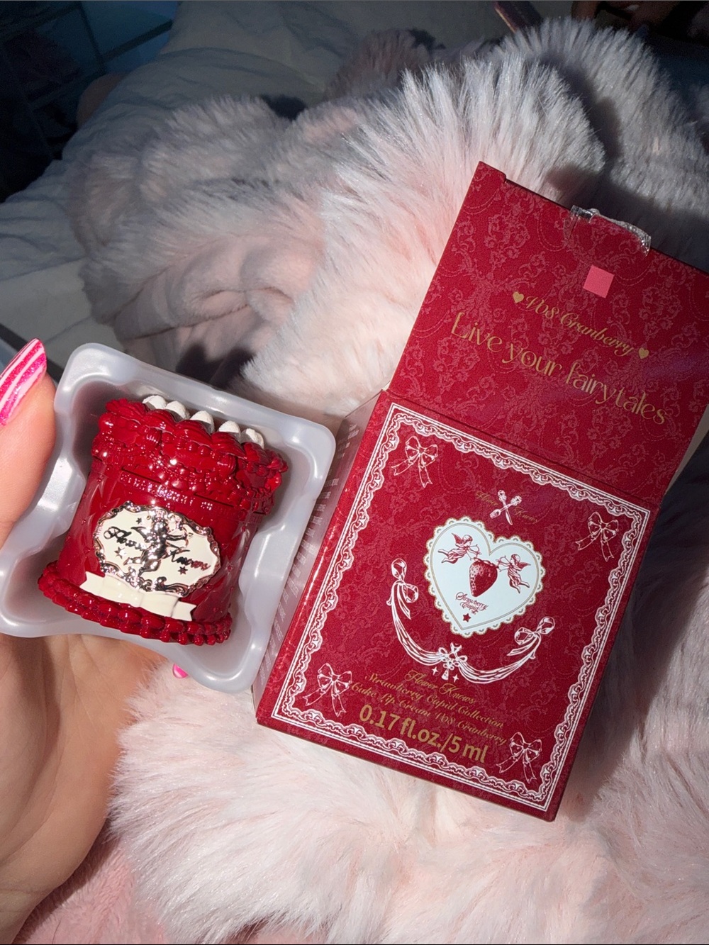 Live Your Fairytales Red Lip Balm - Decorative Hydrating Gloss